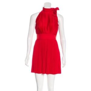 Valentino Pleated Mini Dress